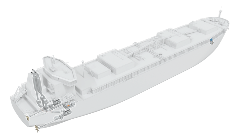 Wärtsilä propulsion package to power world’s largest methanol-ready cement carrier vessel. (Image: Wärtsilä)