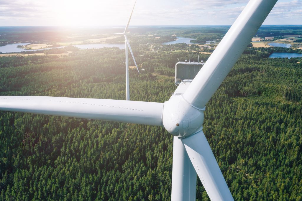 Windmills in Finland.