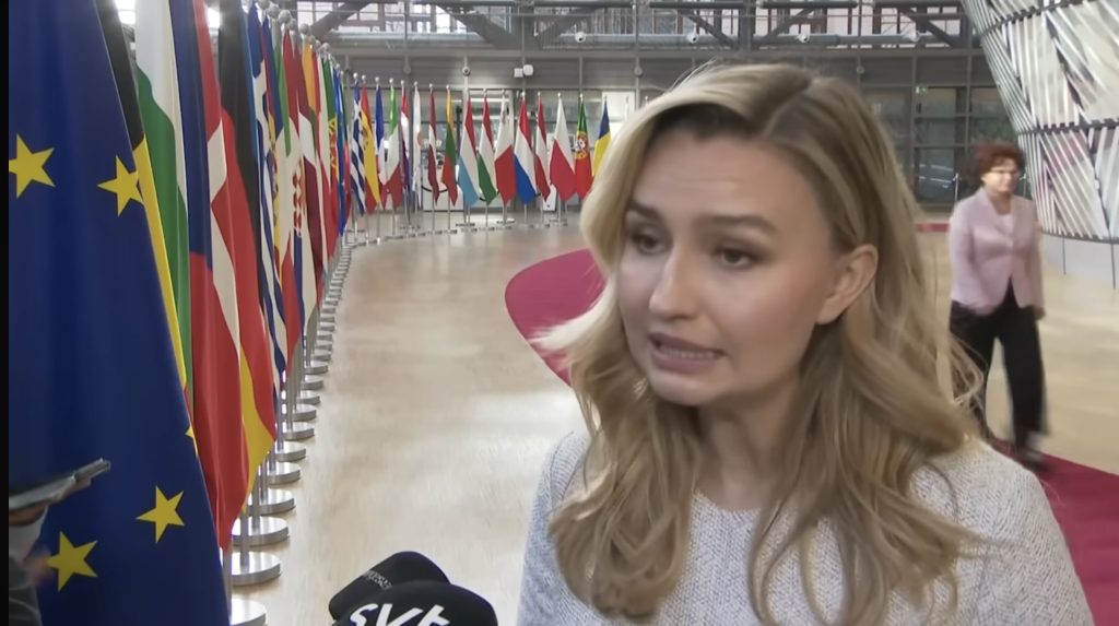 Sweden’s Energy Minister Ebba Busch